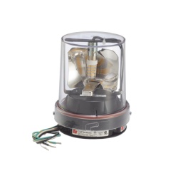FEDERAL SIGNAL INDUSTRIAL 121ALED-024-C Luz de advertencia LED giratoria de 360 grados VitaliteÂ® en color Claro de 24 VCD