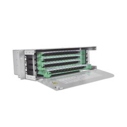 FIBERHOME ODU19T-A48-A Distribuidor de Fibra Optica para 48 Empalmes con 48 Acopladores SC/APC y 48 Pigtails 19 3 UR