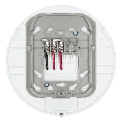 FIRE-LITE WAV-CWL Base audiovisual inalambrica direccionable para montaje en techo color blanco linea SWIFT compatible con paneles Fire-Lite