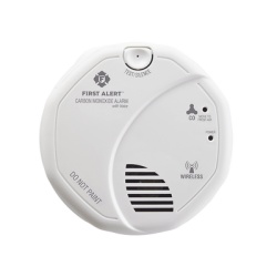 FIRST ALERT CO511B Alarma de monoxido de carbono (CO) interconectada inalambricamente con voz y ubicacion de la alerta