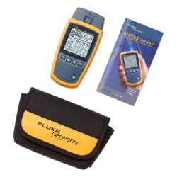 FLUKE NETWORKS MS2-100 Verificador de Red MicroScanner2 para Comprobacion de Redes de Voz Datos y Video con Pantalla LCD Retroiluminada