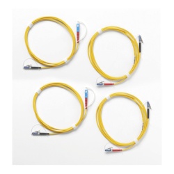 FLUKE NETWORKS SRC-9-SCLC-KIT-M Kit de Cables de Referencia de Comprobacion Monomodo CertiFiber Pro Para Fibras con Conectores LC (2 SC/LC Metalico 2 LC/LC Metalico) de 2 Metros (6.56 Pies)