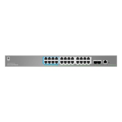 GRANDSTREAM GWN7803PH-PRO Switch de Red Empresarial L2++ / Serie GWN7800 Pro / 24 Puertos Gigabit PoE 400W / 2 SFP+ / Gestion Cloud GDMS / VLAN 4K / QoS Avanzado / Seguridad Integral