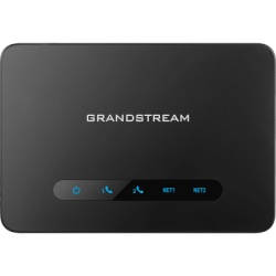 GRANDSTREAM HT-812-V2 Adaptador de Telefono Analogico ATA 2 Puertos FXS (Conectar Telefono Analogo) con Router NAT Gigabit / Compatible SIP / Cifrado AES Reforzado / Calidad de Voz HD / Soporta Fax T.