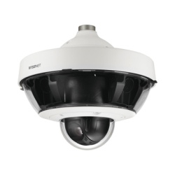 HANWHA VISION PNM-9322VQP Camara IP Multisensor 8 - 20 MP (4 sensores de 2 o 5 MP) lentes intercambiables con PTZ 2 MP 32X / Hasta 5 tarjetas SD de 256 GB / WDR de hasta 150dB / IP66 / IK10