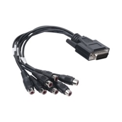 HIKVISION 101501706 Adaptador de 7 entradas de Audio para DVRÂ´s epcom y HIKVISION