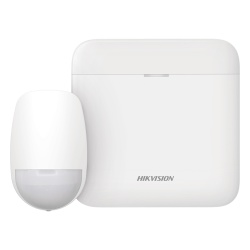HIKVISION AXPRO-KIT-PIR Kit de Alarma Inalámbrica / Hub con Batería 35 h / Sensor PIR 15 m (49.2 ft) / 85.9° Cobertura / 48 Zonas / Wi-Fi 2.4 GHz / 433 MHz AES-128