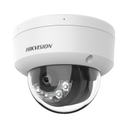 HIKVISION DS-2CD1143G2-LIUF Domo IP 4 Megapixel / Lente 2.8 mm / Dual Light (30 mts IR + 30 mts Luz Blanca) / Microfono Integrado / Antivandalico IK08 / Motion Detection 2.0 / Exterior IP67 / H.265 /