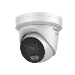HIKVISION DS-2CD2347G3-LI2UY [Dual Light + ColorVu 3.0 + HikAI] Turret IP 4 Megapixel / Lente 2.8 mm / 30 mts IR + Luz Blanca / 2 Microfonos Integrados / Exterior IP67 / WDR 130 dB / ACUSENSE 3.0 / Me