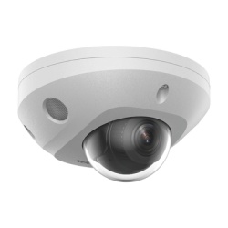 HIKVISION DS-2CD2563G2-LIS2U [Dual Light + 2 Microfonos Integrados] Mini Domo IP 6 Megapixel / Lente 2.8 mm / 30 mts Luz Blanca + 30 mts IR / ACUSENSE / Exterior IP67 / IK8 / WDR 120 dB / PoE / ONVIF