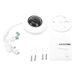 HIKVISION DS-2CD2955G0-ISU Mini Cámara Fisheye IP / 5 Megapixel / Panorámica 180°-360° / IR 8 m (26.2 ft) / Audio Integrado / PoE / Alarmas I/O - Img 8