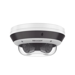 HIKVISION DS-2CD6D44G1-IZS PanoVu Series / Vista Panoramica 360Âº / 4 Lentes Mot. 2.8 a 8 mm (4 Megapixel por Lente) / 16 Megapixel en Total / WDR 120 dB / DARKFIGHTER / Exterior IP67 / IK10 / PoE+ /