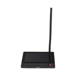 HIKVISION DS-QAZ1MP7G1 Microfono IP | 12 VCD | Pantalla Touch 7" | Transmision en Tiempo Real | Integracion con HikCentral Professional