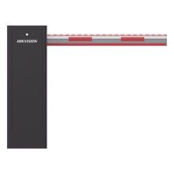 HIKVISION DS-TMG300-DR/A(4M) Barrera Vehicular Automática / Brazo Iluminado 4 m (13.1 ft) / Apertura 3 s / Motor Brushless DC / 5,000,000 MCBF / Apertura Manual por Pérdida de Energía / Anti-Golpe Vehicular