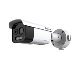 HIKVISION HM-TD2618-10/G0/T1A (HIKMICRO) Bala IP Bi-Espectral / Termica (160 X 120 / 9.7 mm) + Optica (5 MP / 12.4 mm) / GUANLAN AI / Deteccion Termica de Incendios y Humos / Medicion de Temperatura -