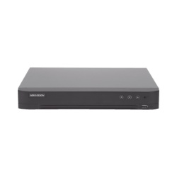 HIKVISION IDS-7208HQHI-M1/S(C) DVR 8 Canales TurboHD + 4 Canales IP / 5 Megapixel - 3K Lite / Acusense (Evita Falsas Alarmas) / Audio por Coaxitron / 1 Bahia de Disco Duro / H.265+ / Salida de Video e