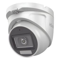 HiLook by HIKVISION THC-T157-LMS [Dual Light + ColorVu] Turret TURBOHD 3K megapixel / 30 mts IR + 20 mts luz blanca/ Lente 2.8 (105° de Vision) / Exterior IP66 / Audio por Coaxitron / TVI-AHD-CVI-CVB