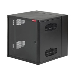 HOFFMAN EWMW362430 Gabinete AccessPlus de 19 UR Montaje en Pared de 19in Rieles Numerados y Roscados #10-32 Puerta con Ventana de Seguridad 600 mm de Ancho 762 mm de Profundidad Color Negro