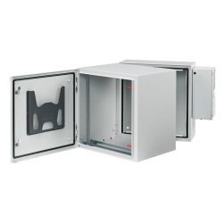 HOFFMAN PTHS362430G4A Gabinete Industrial ProTek de Puerta Solida Con Aire Acondicionado de 4000 BTU Proteccion NEMA Tipo 4/12; IP66; IK10 Abatible Fabricado en Acero 19 UR Color Gris Claro