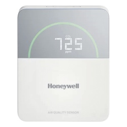 HONEYWELL BMS TR50-5D Sensor de calidad del aire interior con display mide temperatura humedad CO2 PM2.5 y TVOC comunicacion BACnet Modbus y Sylk Bus