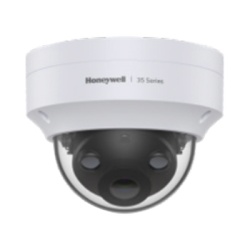 HONEYWELL HC35W45R3 Minidomo IP robusto de 5 Megapixeles con lente fijo de 2.8 mm IR inteligente de 40 m y WDR 120 dB para exterior