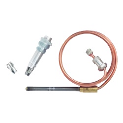 HONEYWELL HOME RESIDEO Q340A1108/U Termopar / Piloto permanente / Cable 1.2 m (48 in) / Salida 30 mV / Unión caliente 760°C / Conector macho 11/32 Pilotstat