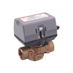 HONEYWELL HOME RESIDEO VC4013AM1000T Válvula de zona motorizada / 2 vías / 3/4 in BSPT (DN20) / Actuador 200-240 VAC / Flujo bidireccional / Cartucho de jaula reemplazable