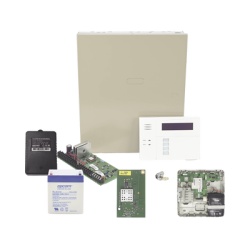 HONEYWELL HOME RESIDEO VISTA48/WIFI Panel de intrusión / 8 zonas cableadas + 40 inalámbricas / comunicador celular LTEMPA / módulo Wi-Fi y Z-Wave PROWIFIZW / batería y transformador