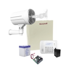HONEYWELL HOME RESIDEO VISTA48LAFOG Kit de Panel de Alarma VISTA48LA con Generador de Niebla SF501P / Todo incluido