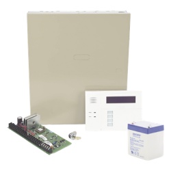 HONEYWELL HOME RESIDEO VISTA48LANB/6160RF Panel de alarma híbrido / hasta 48 zonas (8 cableadas + 40 inalámbricas) / 3 particiones / AlarmNet IP y 4G / kit con teclado 6160RF