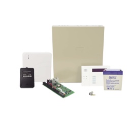 HONEYWELL HOME RESIDEO VISTA48LANTBIPS/6160RF Panel híbrido intrusión / Comunicador IP 7847i / 8 zonas cableadas, ampliable a 48 / Teclado 6160RF / 254 eventos
