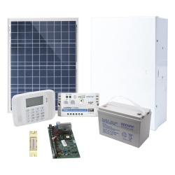 HONEYWELL HOME RESIDEO VISTA48SOLAR Kit de alarma / Panel VISTA-48LA / Alimentación solar / Teclado con receptor inalámbrico / 3 particiones