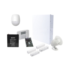 HONEYWELL HOME RESIDEO VISTA48WIRES Kit de alarma cableada / panel de 8 zonas + 40 inalámbricas / 3 particiones / AlarmNet IP y celular / Total Connect 2.0