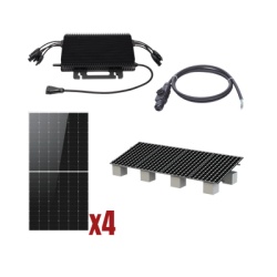 HOYMILES HMS2000KIT1 Kit Solar Interconexion / 2kW 220Vca / Microinversores HOYMILES / Montaje Incluido