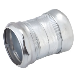HUBBELL HUB-2928 Cople Compresion de Acero Galvanizado para Pared Delgada de 2".