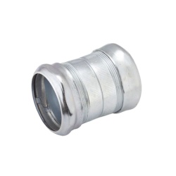 HUBBELL HUB-2928 Cople Compresion de Acero Galvanizado para Pared Delgada de 2".