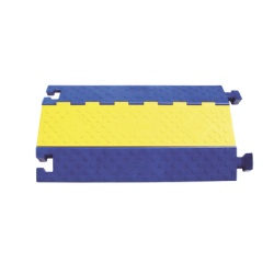 HUBBELL HUB-HBL-TT-2B Gestion de Cableado Kellems / Truk Trak de 2 Canales / Color Azul y Amarillo