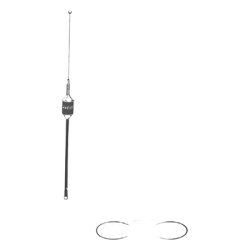 HUSTLER SCB Antena Movil para Rango de Frecuencia de Banda Civil (CB) 26.960 - 27.400 MHz.