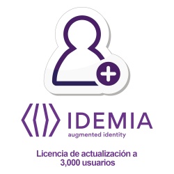 IDEMIA (MORPHO) 237-708-350 Licencia de actualizacion a 3000 usuarios