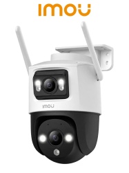 IMOU DHT0150055 IMOU Cruiser Dual 10MP (IPC-S7XN-10M0WED ) - Camara IP PT Dual Wifi Full Color con lente Fijo de 5 Megapixeles Lente PT 5 Megapixeles. Cuenta con 30 m de Iluminacion Nocturna y Audio