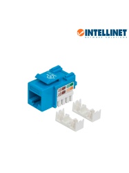 INTELLINET ITL1610005 INTELLINET 210546 - Jack CAT 5e / De impacto 110 / Keystone / Color azul