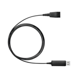JABRA LINK-230 Jabra Link 230 adaptador USB a QD para diademas BIZ1500 BIZ2300 y BIZ2400 (230-09)