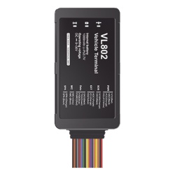 JIMIIOT VL802 Localizador vehicular 4G Boton de Emergencia y Relevador incluidos / deteccion de apertura de puertas / multiples salidas digitales / compatible con sensor ultrasonico de combustible
