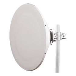 JIROUS JRC35DMCB5X Antena Direccional Parabólica / 35.1 dBi / 4.9-6.4 GHz / Plato 1200 mm / Doble Polaridad 45°/90° / Viento 210 km/h (130.5 mph)