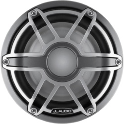 JL AUDIO 10-03275-00 Subwoofer Náutico JL Audio M6 / 8" (20.3 cm) / Cono de Polipropileno Relleno de Mica / Impedancia 4 Ω / Potencia RMS 200 W / Sensibilidad 86.8 dB / Rejilla Deportiva de Titanio / Deflector Infinito o Caja Cerrada / Conexiones de