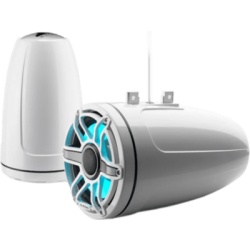 JL AUDIO 10-03283-00 Bocina Cerrada para Torre / JL Audio M6 / 8.8″ / Coaxial Cerrado / LED Transflective / Rejilla Deportiva Blanca / 125 W RMS / 4 Ω / 38 Hz-20 kHz / 90.5 dB / Cable 16 AWG 3 m (10 ft)