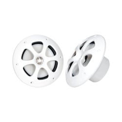 JVC KENWOOD KFC-1613MRW Par de altavoces fabricado en grado marinos en color blanco de 6.5" de 100 W de entrada maxima