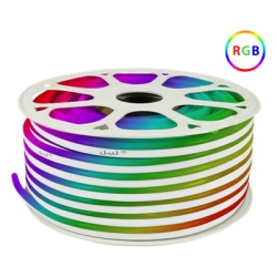 JWJ JUML-5050-03 Manguera Luminosa LED Neon RGB / 50 Metros / IP65 Interior-Exterior / Corte Cada 100 cm / 300W Maximo / 120Â° Angulo de Luz / Libre de Mercurio