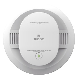 KIDDE 30CUDR Detector combinado de humo y monoxido de carbono fotoelectrico y electroquimico alimentado por baterias AA paquete de 6 - Img 2