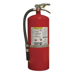 KIDDE PRO20MP6-A Extintor recargable de polvo quimico seco multiproposito de 18 lb para fuegos clase A B y C con colgador de pared